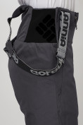 Оптом Полукомбинезон брюки горнолыжные женские темно-серого цвета 66789TC в Екатеринбурге, фото 11