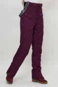 Оптом Полукомбинезон брюки горнолыжные женские темно-фиолетового цвета 66789TF в Казани, фото 15
