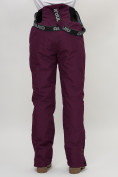 Оптом Полукомбинезон брюки горнолыжные женские темно-фиолетового цвета 66789TF в Казани, фото 16