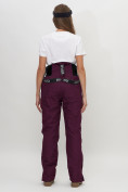 Оптом Полукомбинезон брюки горнолыжные женские темно-фиолетового цвета 66789TF в Казани, фото 9