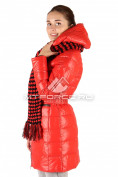 Оптом Куртка пуховик женский красного цвета 6801Kr, фото 4