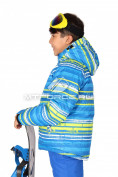 Оптом Костюм горнолыжный  для мальчика синего цвета 703S, фото 2