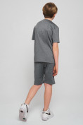 Оптом Спортивный костюм летний для мальчика светло-серого цвета 704SS в Уфе, фото 5