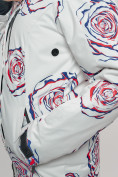 Оптом Горнолыжный костюм женский белого цвета 7080Bl, фото 10
