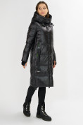 Оптом Куртка зимняя черного цвета 72101Ch в Екатеринбурге, фото 3