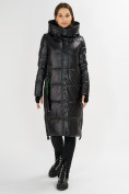 Оптом Куртка зимняя черного цвета 72101Ch в Екатеринбурге, фото 4