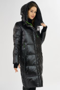 Оптом Куртка зимняя черного цвета 72101Ch в Казани, фото 7