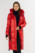 Оптом Куртка зимняя красного цвета 72101Kr, фото 12