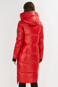 Оптом Куртка зимняя красного цвета 72101Kr, фото 3