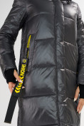 Оптом Куртка зимняя темно-серого цвета 72101TC в Омске, фото 11