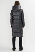 Оптом Куртка зимняя темно-серого цвета 72101TC, фото 4