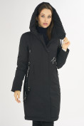 Оптом Куртка зимняя черного цвета 72115Ch в Омске
