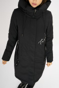 Оптом Куртка зимняя черного цвета 72115Ch в  Красноярске, фото 9