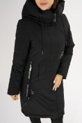 Оптом Куртка зимняя черного цвета 72115Ch в Перми, фото 10
