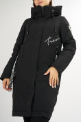 Оптом Куртка зимняя черного цвета 72115Ch в Новосибирске, фото 11