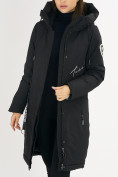 Оптом Куртка зимняя черного цвета 72115Ch в Санкт-Петербурге, фото 14