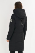Оптом Куртка зимняя черного цвета 72115Ch в Самаре, фото 12