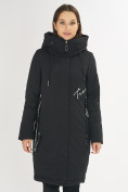 Оптом Куртка зимняя черного цвета 72115Ch в Санкт-Петербурге, фото 4