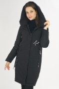 Оптом Куртка зимняя черного цвета 72115Ch в Перми, фото 8