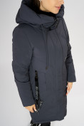 Оптом Куртка зимняя темно-серого цвета 72115TC в Казани, фото 13