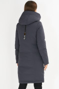 Оптом Куртка зимняя темно-серого цвета 72115TC в Казани, фото 11