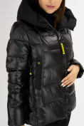 Оптом Куртка зимняя big size черного цвета 72117Ch в Казани, фото 11
