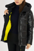Оптом Куртка зимняя big size черного цвета 72117Ch в Казани, фото 15