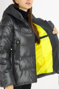 Оптом Куртка зимняя big size темно-серого цвета 72117TC, фото 11