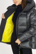 Оптом Куртка зимняя big size темно-серого цвета 72117TC, фото 12
