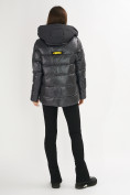 Оптом Куртка зимняя big size темно-серого цвета 72117TC в Екатеринбурге, фото 4