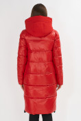 Оптом Куртка зимняя красного цвета 72168Kr, фото 10