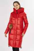 Оптом Куртка зимняя красного цвета 72168Kr, фото 5