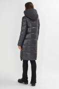 Оптом Куртка зимняя темно-серого цвета 72168TC в Казани, фото 4