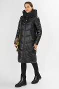 Оптом Куртка зимняя черного цвета 72169Ch в Казани, фото 2