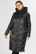 Оптом Куртка зимняя черного цвета 72169Ch в Казани, фото 5