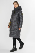 Оптом Куртка зимняя темно-серого цвета 72169TC в Екатеринбурге, фото 2