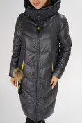 Оптом Куртка зимняя темно-серого цвета 72169TC в Екатеринбурге, фото 9