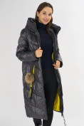 Оптом Куртка зимняя темно-серого цвета 72169TC в Екатеринбурге, фото 10