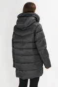 Оптом Куртка зимняя big size болотного цвета 72180Bt, фото 11