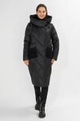 Оптом Куртка зимняя черного цвета 72185Ch в Екатеринбурге