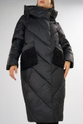 Оптом Куртка зимняя черного цвета 72185Ch в Екатеринбурге, фото 11