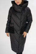 Оптом Куртка зимняя черного цвета 72185Ch в Екатеринбурге, фото 9