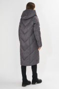 Оптом Куртка зимняя темно-серого цвета 72185TC в Казани, фото 4
