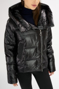 Оптом Куртка зимняя черного цвета 7223Ch в Казани, фото 7
