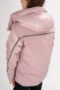 Оптом Куртка зимняя розового цвета 7223R, фото 9