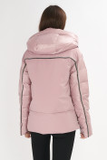 Оптом Куртка зимняя розового цвета 7223R, фото 14