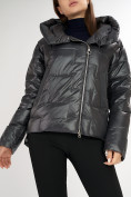 Оптом Куртка зимняя темно-серого цвета 7223TC, фото 7