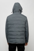 Оптом Куртка молодежная мужская весенняя с капюшоном темно-серого цвета 7317TC в Оренбурге, фото 7