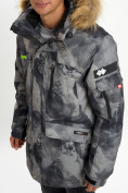 Оптом Mолодежная зимняя куртка мужская темно-серого цвета 737TC в Екатеринбурге, фото 8