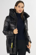 Оптом Куртка зимняя черного цвета 7389Ch в Казани, фото 16